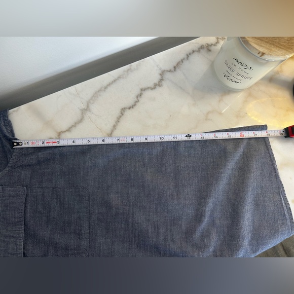 Patagonia Women's Long Sleeved Chambray shirt organic cotton BLUE 10 - Picture 16 of 16